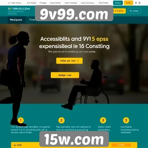Acessibilidade no site 9v99.com se destaca